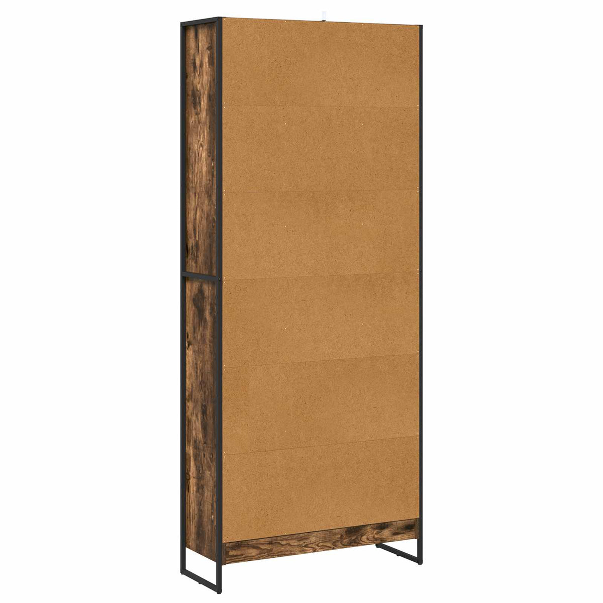 Book Cabinet 80 x 30 x 189.5 cm Engineered Wood Smoke Oak