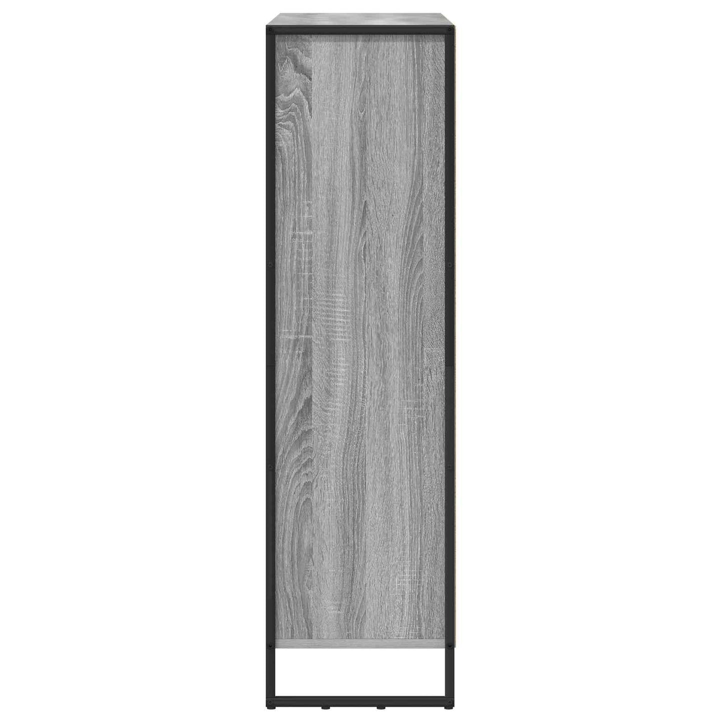 Book Cabinet 99.5 x 30 x 108 cm Engineered Wood Grey Sonoma