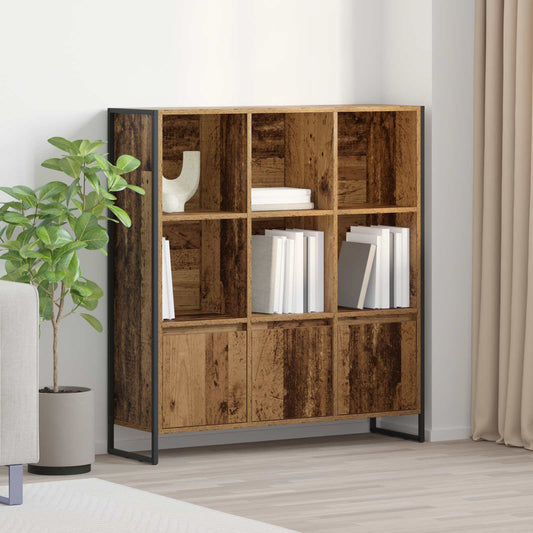 Book Cabinet 99.5 x 30 x 108 cm Engineered Wood Old Wood