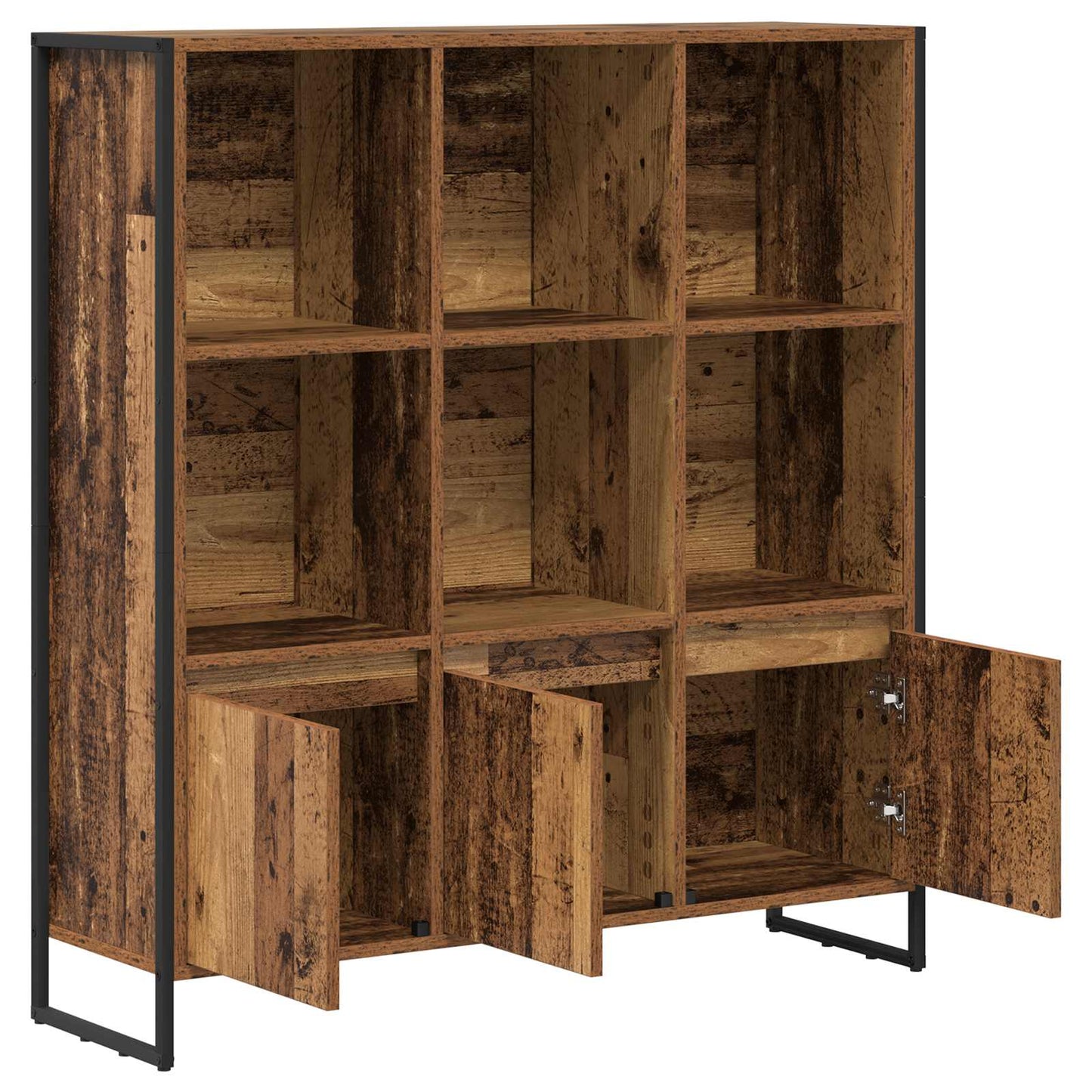 Book Cabinet 99.5 x 30 x 108 cm Engineered Wood Old Wood