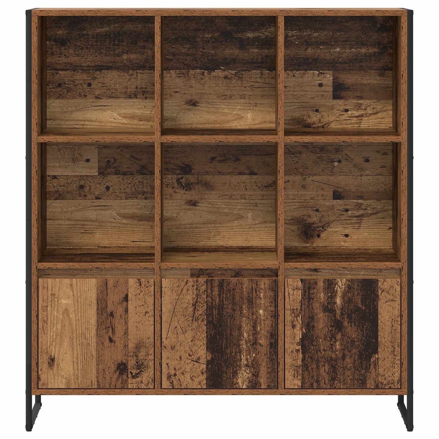 Book Cabinet 99.5 x 30 x 108 cm Engineered Wood Old Wood