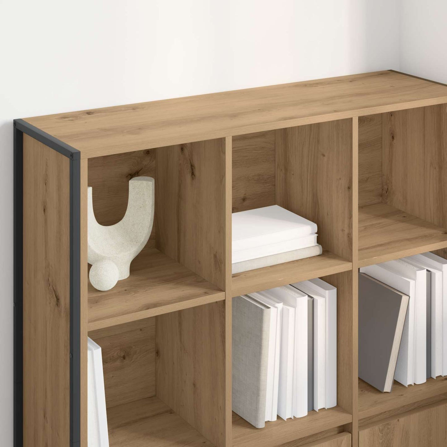 Book Cabinet 99.5 x 30 x 108 cm Engineered Wood Artisian Oak