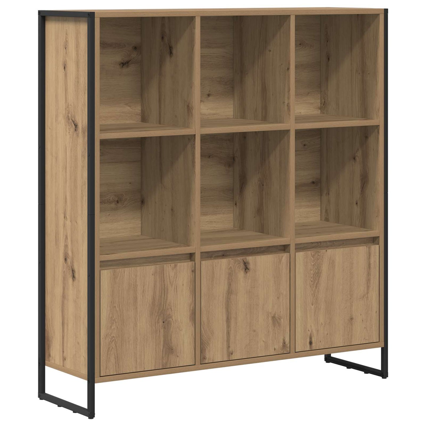 Book Cabinet 99.5 x 30 x 108 cm Engineered Wood Artisian Oak