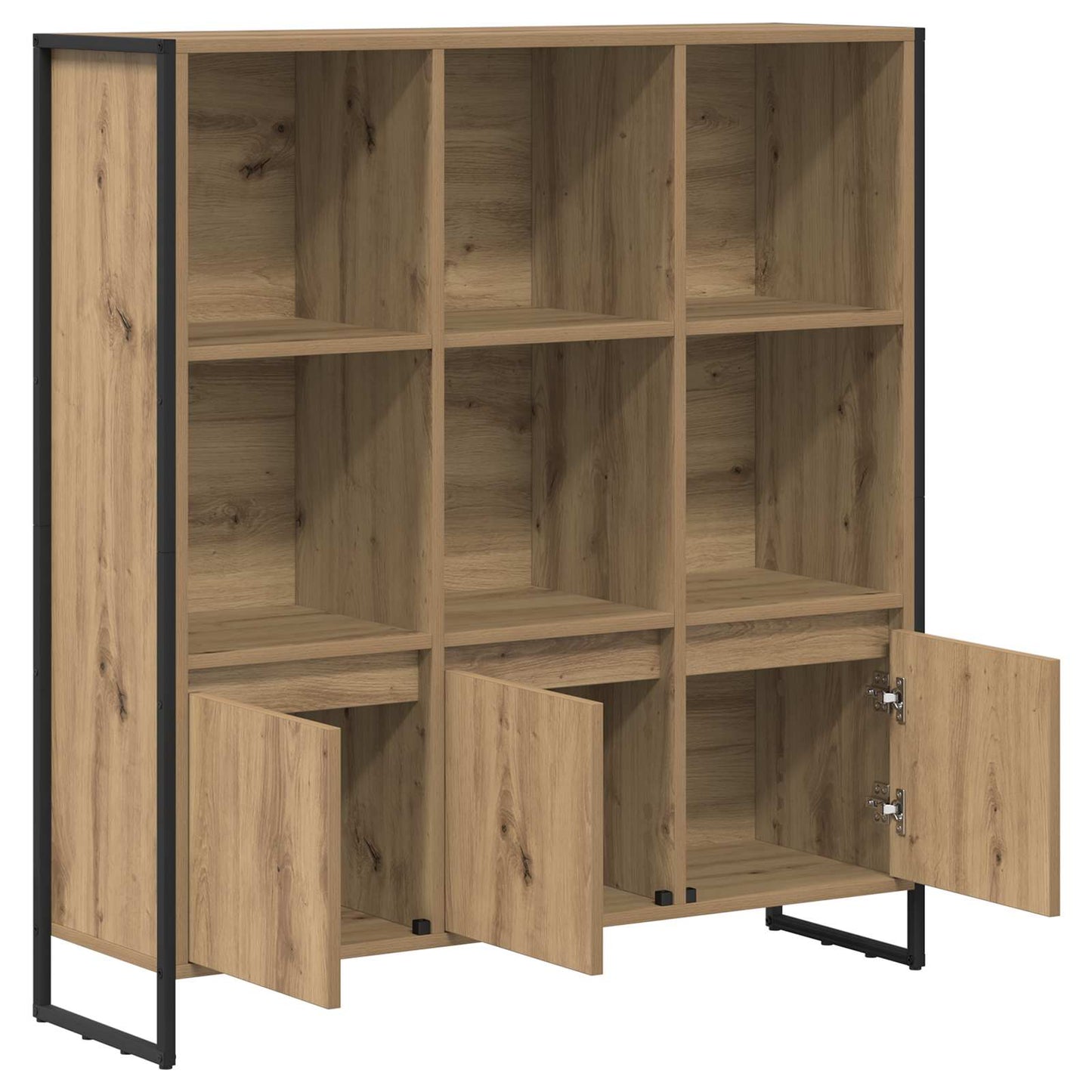 Book Cabinet 99.5 x 30 x 108 cm Engineered Wood Artisian Oak