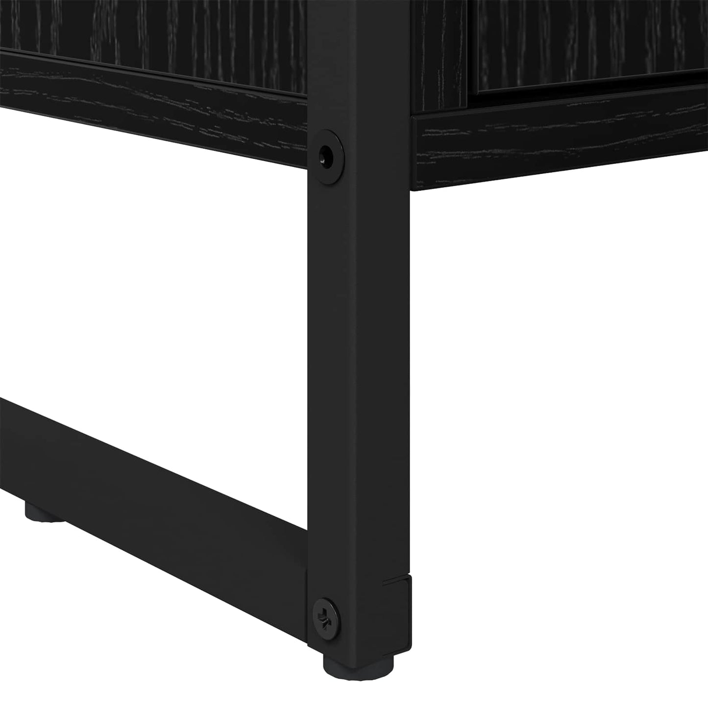 Tall Cabinets Black Oak 60 x 36 x 200 cm Engineered Wood