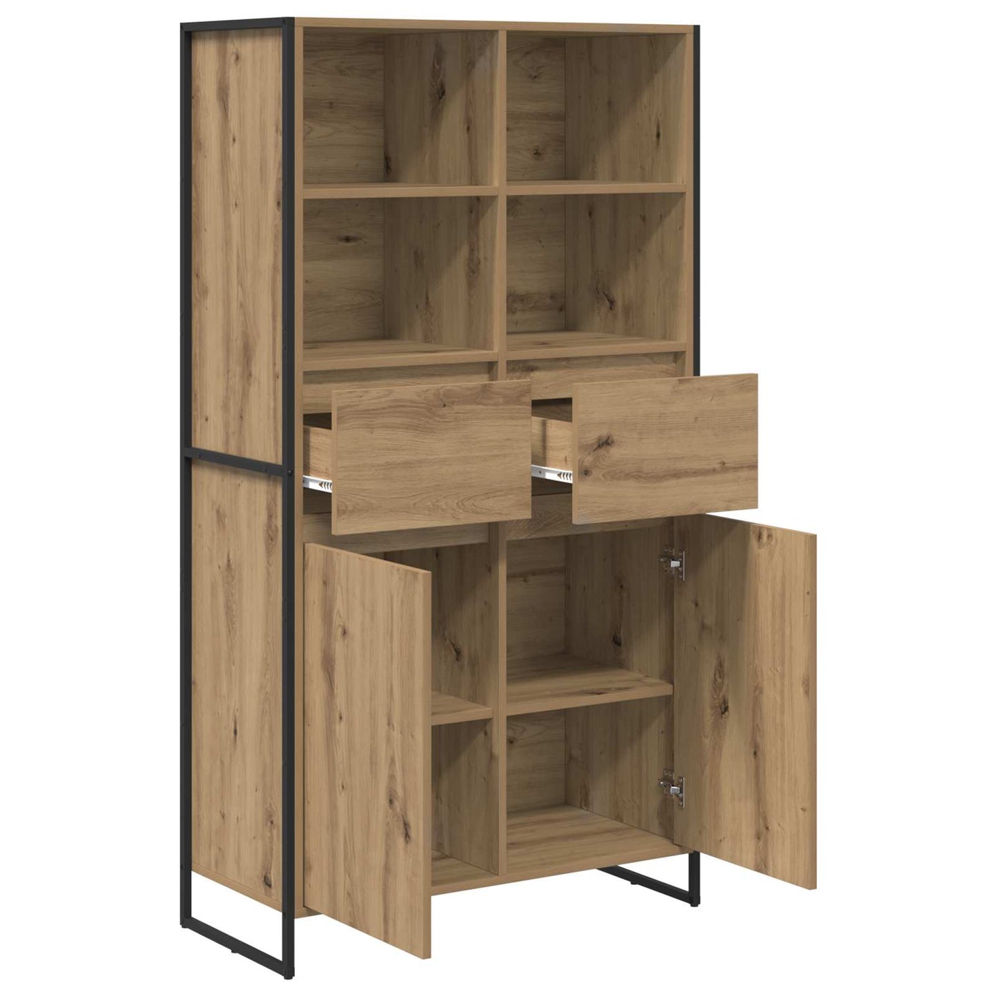 Sideboard Artisian Oak 81 x 36 x 150.5 cm Engineered Wood