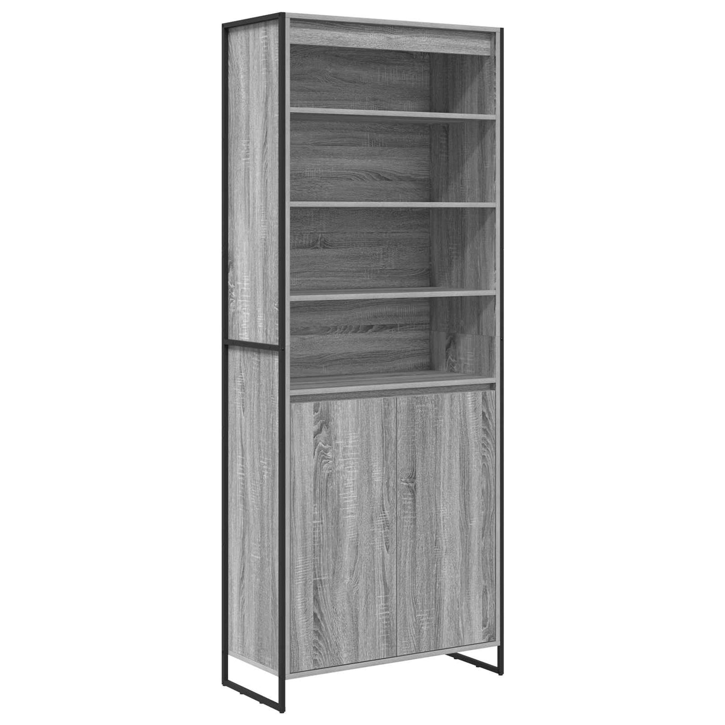 Tall Cabinets Grey Sonoma 79 x 36 x 200 cm Engineered Wood