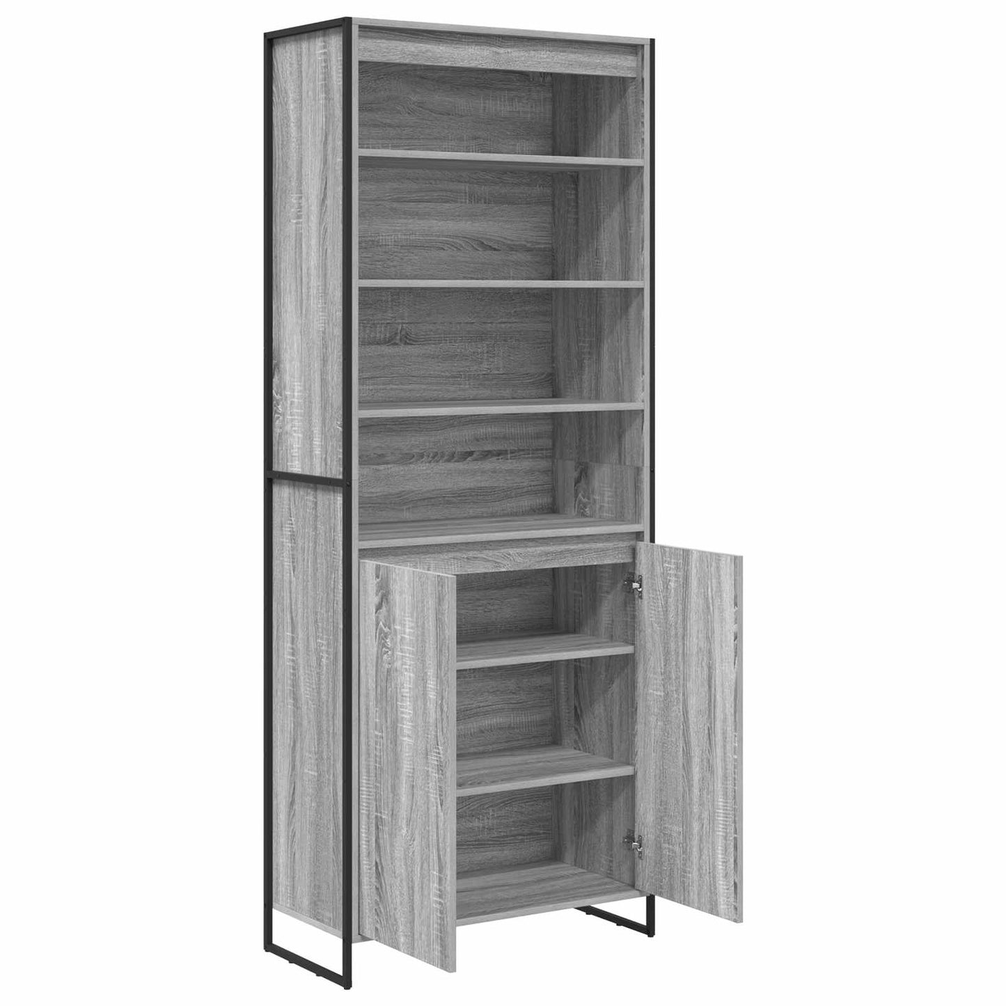 Tall Cabinets Grey Sonoma 79 x 36 x 200 cm Engineered Wood