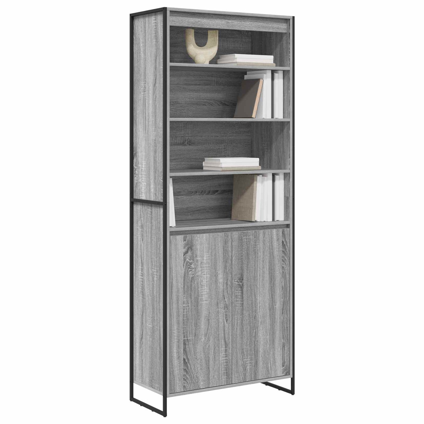 Tall Cabinets Grey Sonoma 79 x 36 x 200 cm Engineered Wood