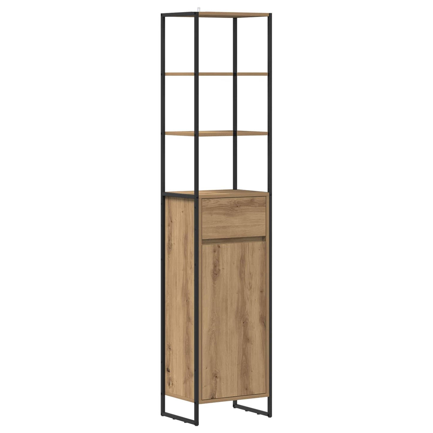 Bathroom Furniture Set 4 pcs Artisan Oak Engineered Wood