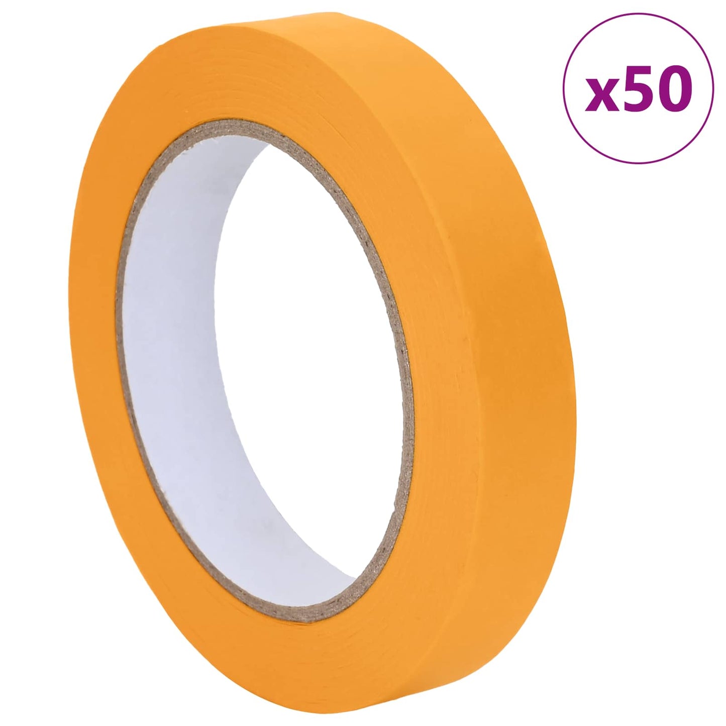 Painter Masking Tapes 50 pcs Yellow 19mm x 50m Paper