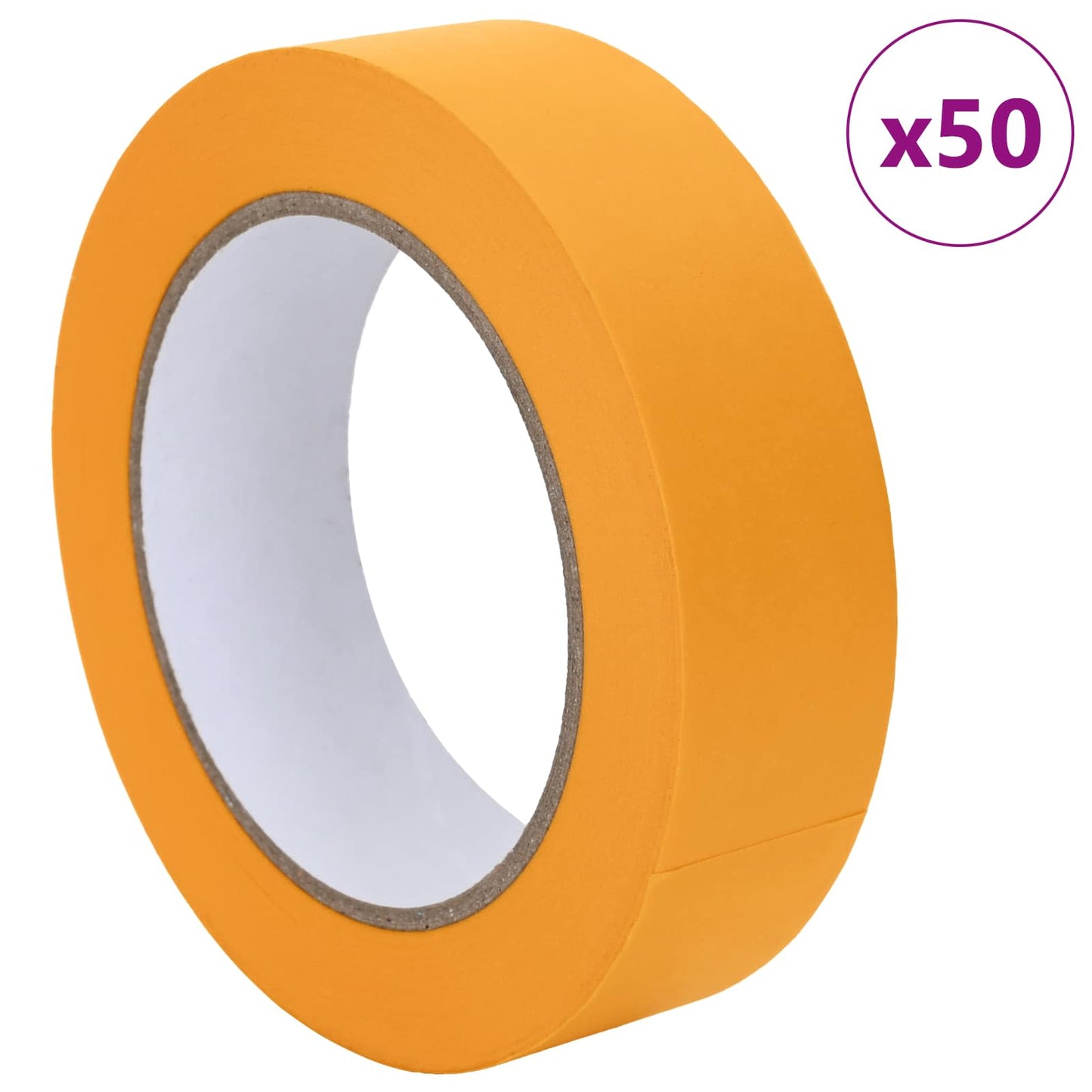 Painter Masking Tapes 50 pcs Yellow 30mm x 50m Paper
