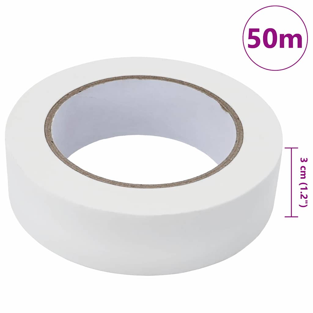 Painter Masking Tapes 12 pcs White 30mm x 50m Paper
