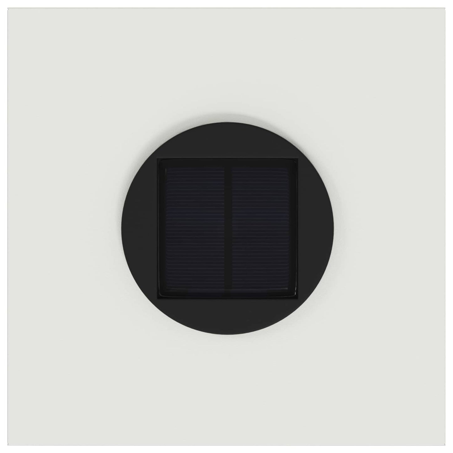 Solar Led Pathway Light 2 pcs White Cold Rolled Steel
