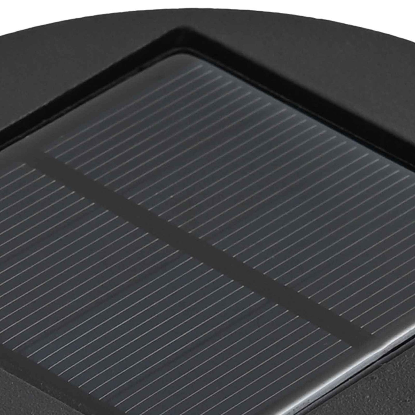 Solar LED Pathway Light 2 pcs Black Cold Rolled Steel