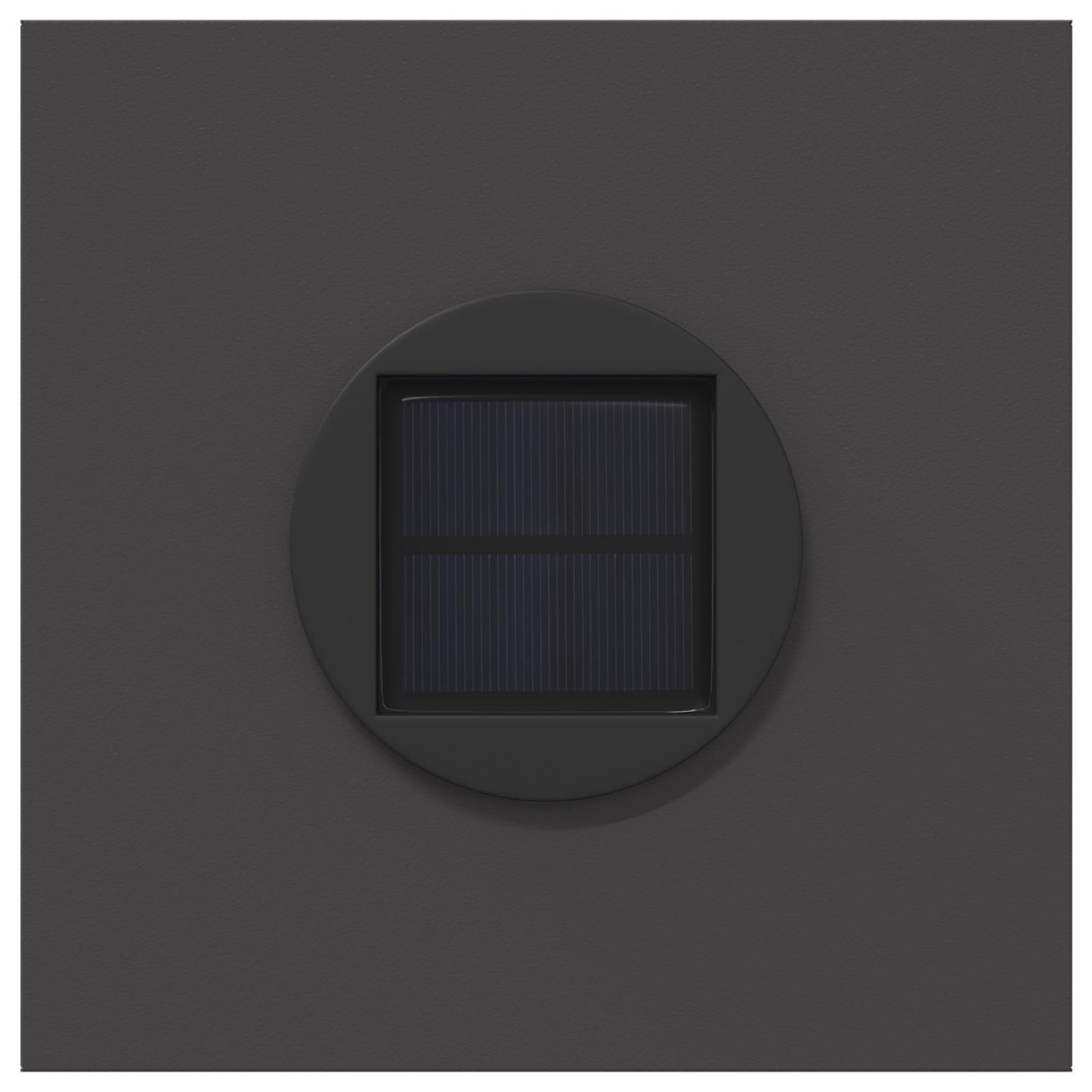 Solar LED Pathway Light 2 pcs Black Cold Rolled Steel