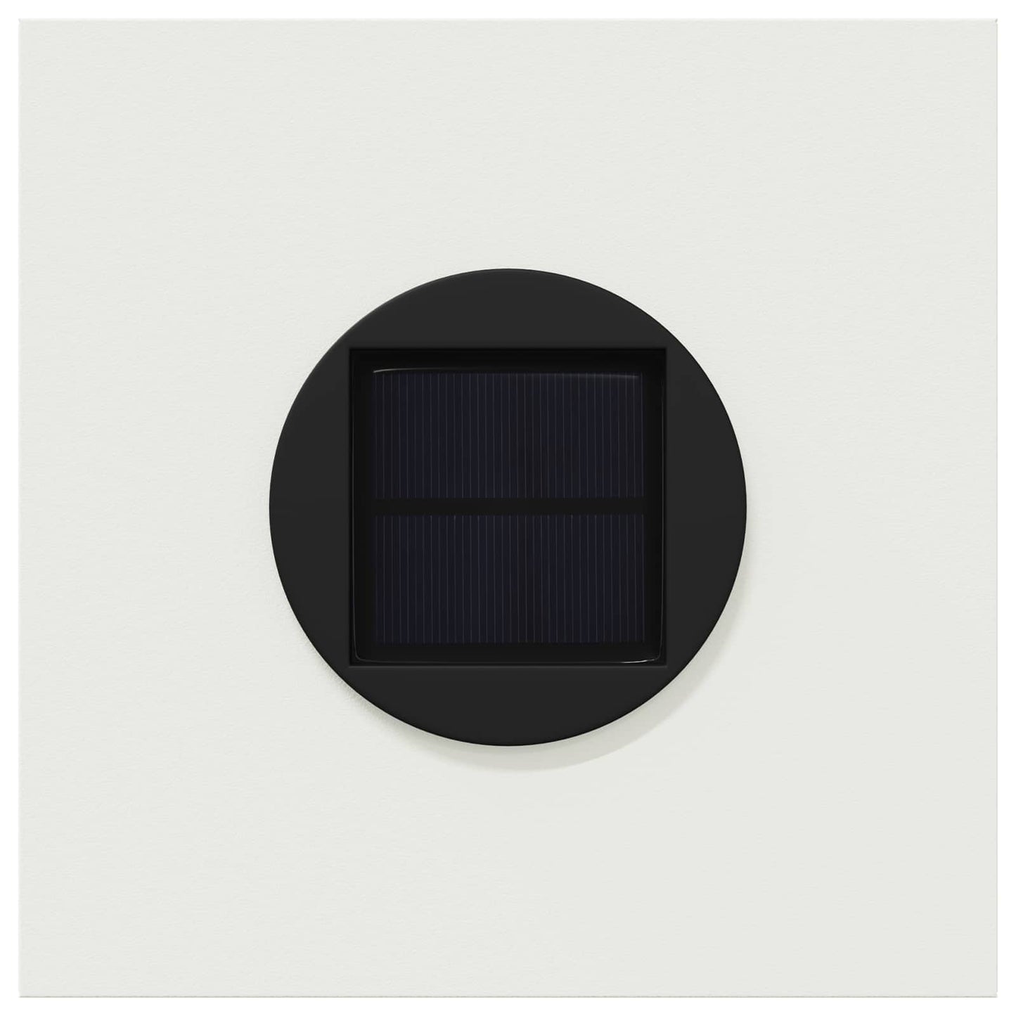 Solar LED Pathway Light 2 pcs White Cold Rolled Steel