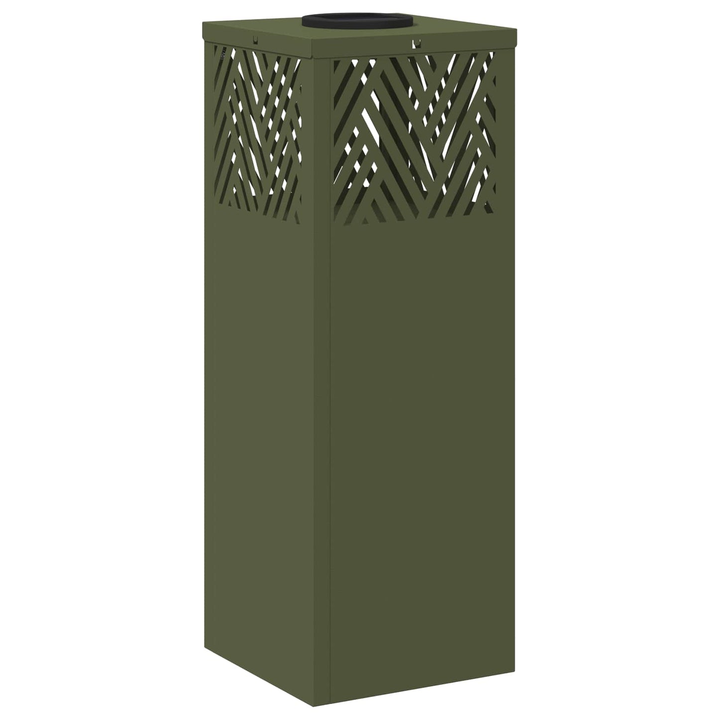 Solar LED Pathway Light 2 pcs Olive Green Cold Rolled Steel