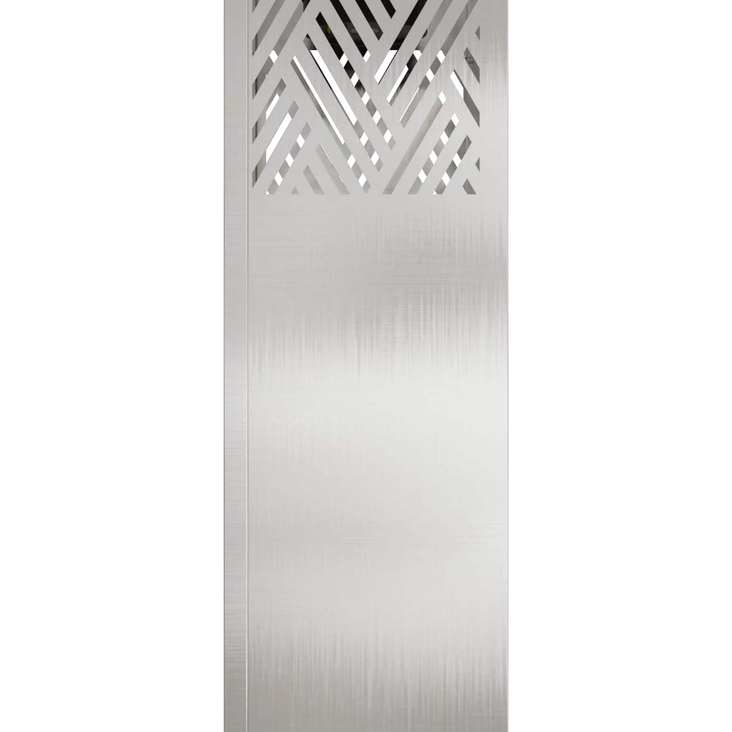 Solar LED Pathway Light 2 pcs Silver Stainless Steel