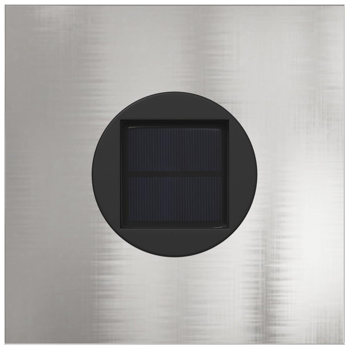 Solar LED Pathway Light 2 pcs Silver Stainless Steel