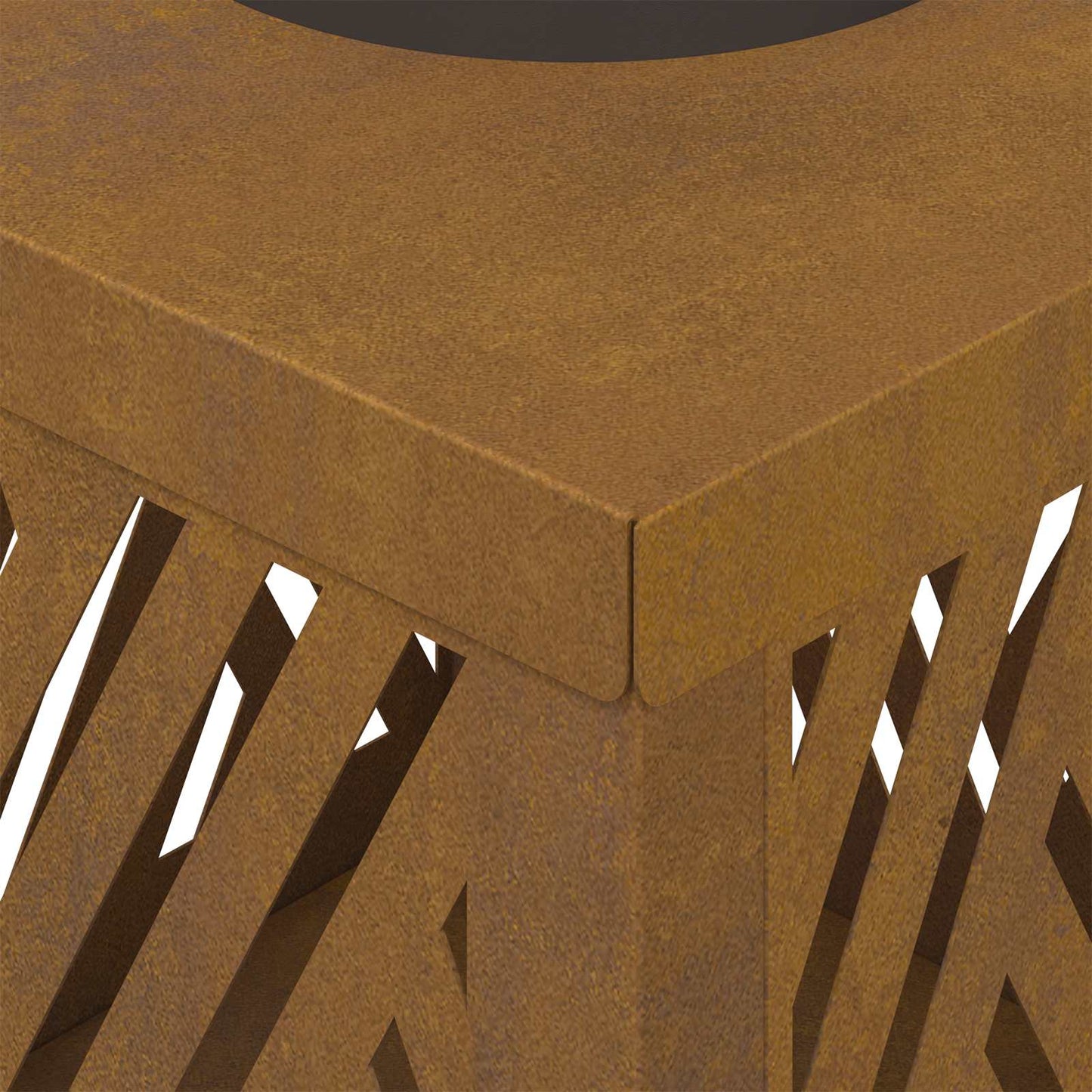 Solar LED Pathway Light 2 pcs Bronze Weathering Steel