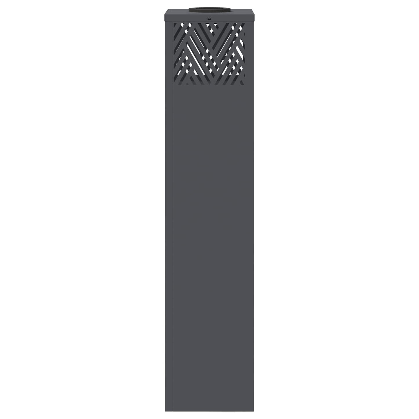 Solar LED Pathway Light 2 pcs Anthracite Cold Rolled Steel