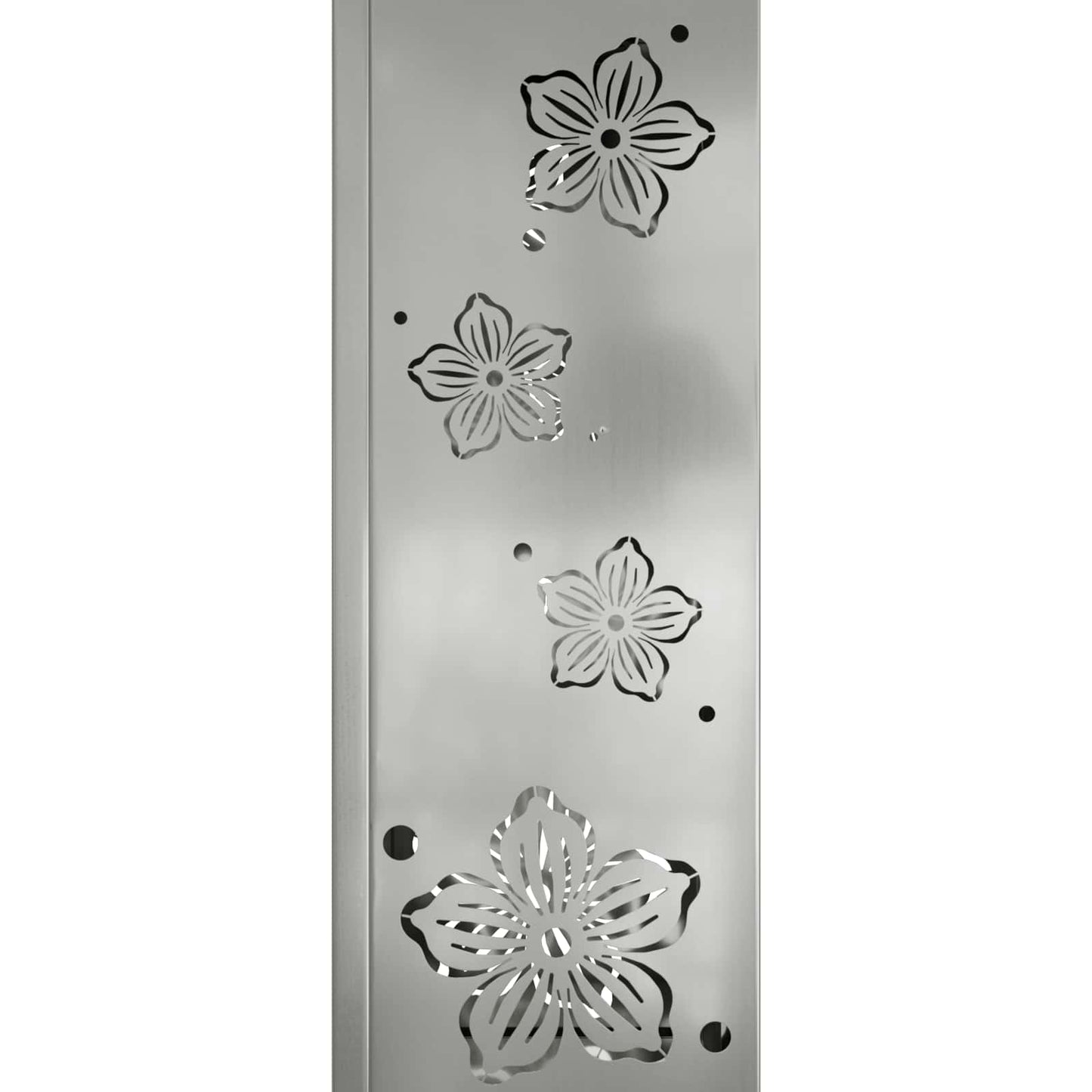Solar LED Pathway Light 2 pcs Silver Galvanized Steel