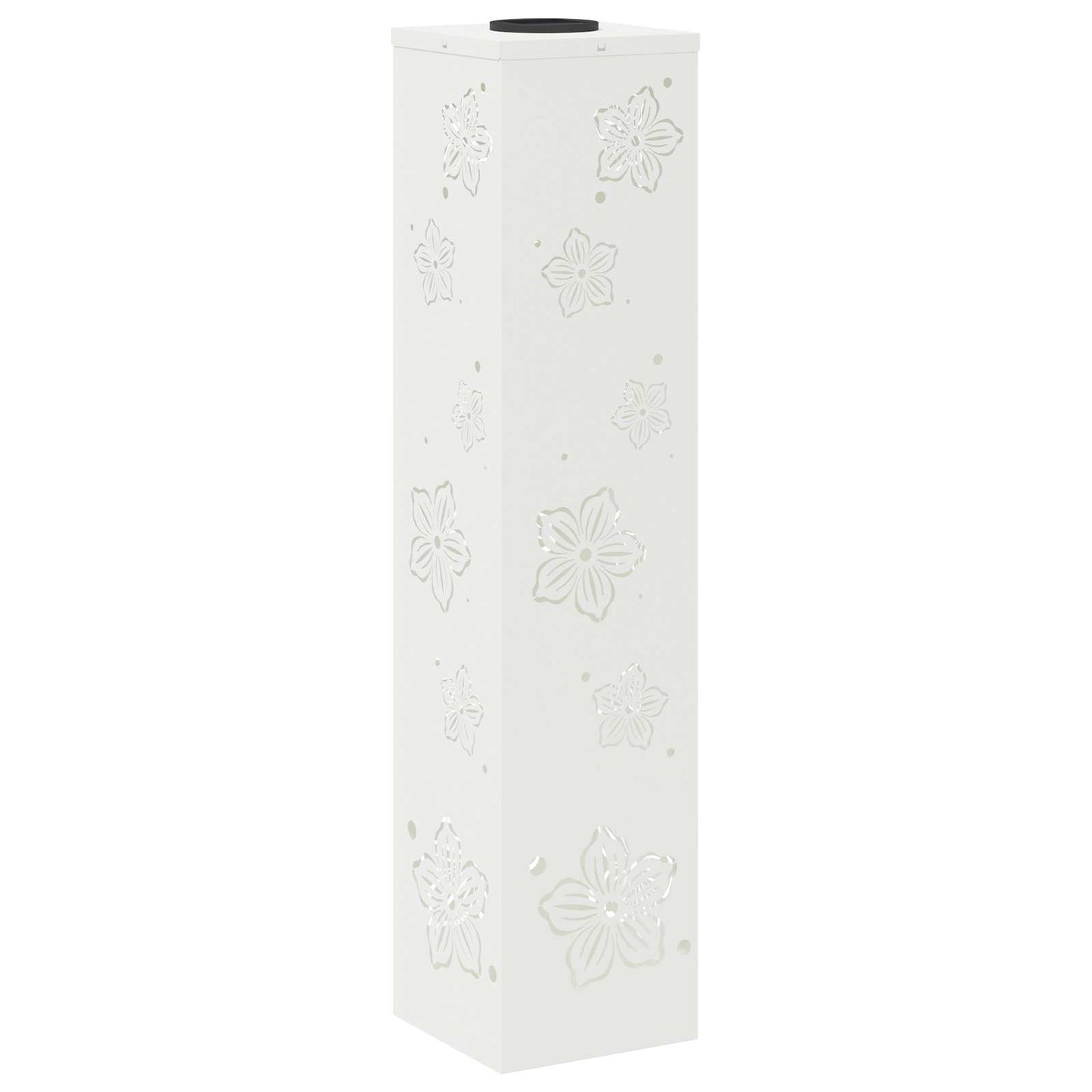 Solar LED Pathway Light 2 pcs White Cold Rolled Steel