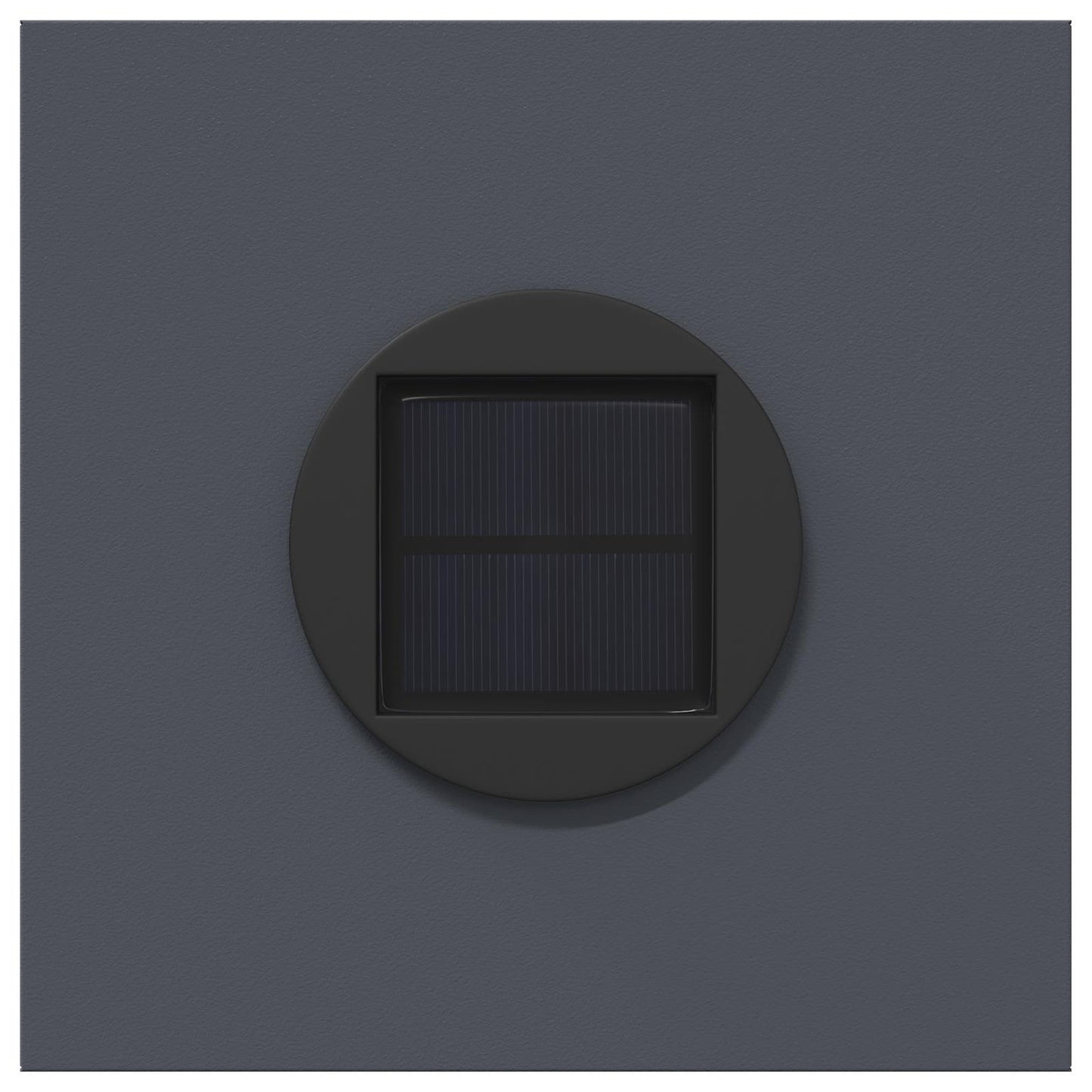 Solar LED Pathway Light 2 pcs Anthracite Cold Rolled Steel