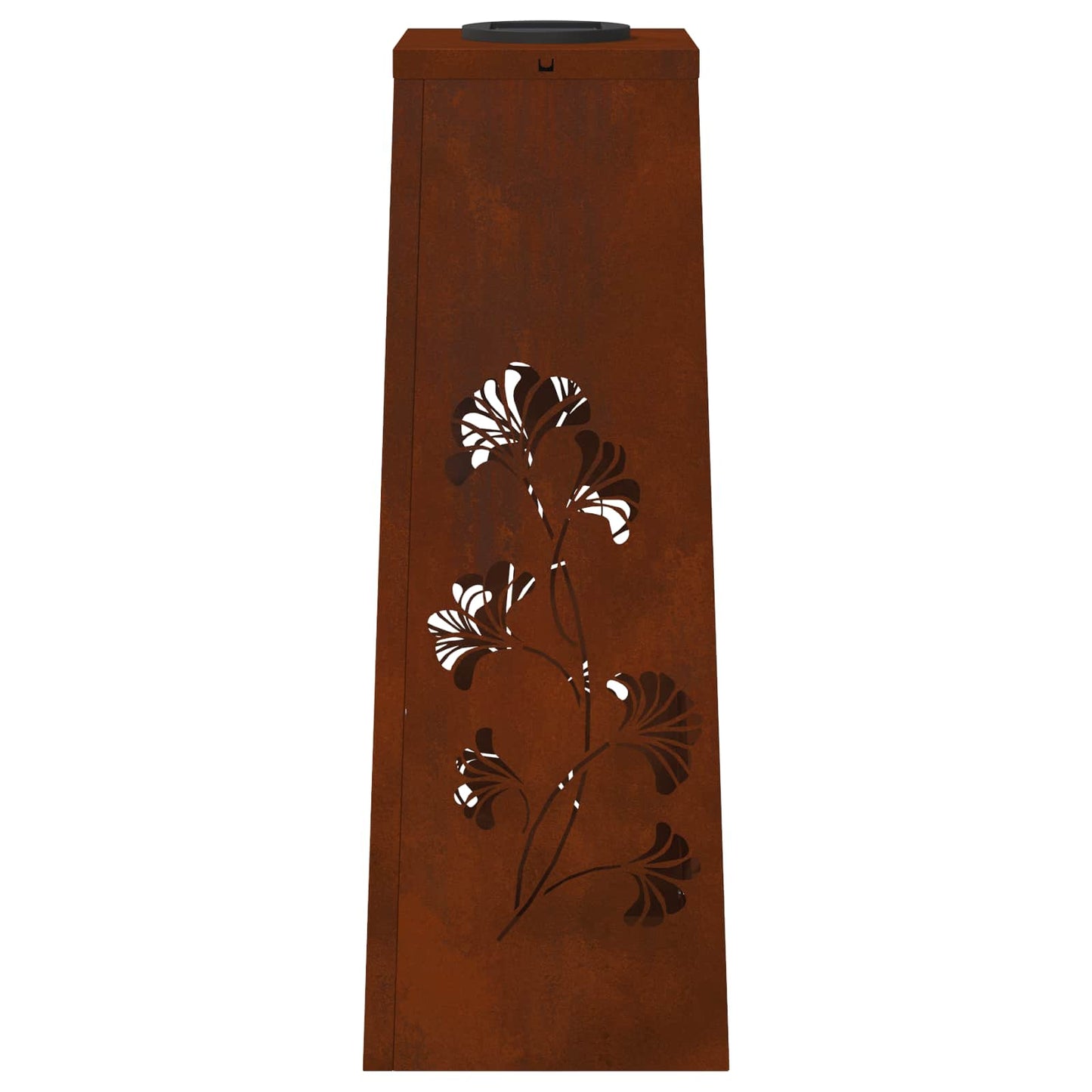 Solar LED Pathway Light 2 pcs Rusty Weathering Steel