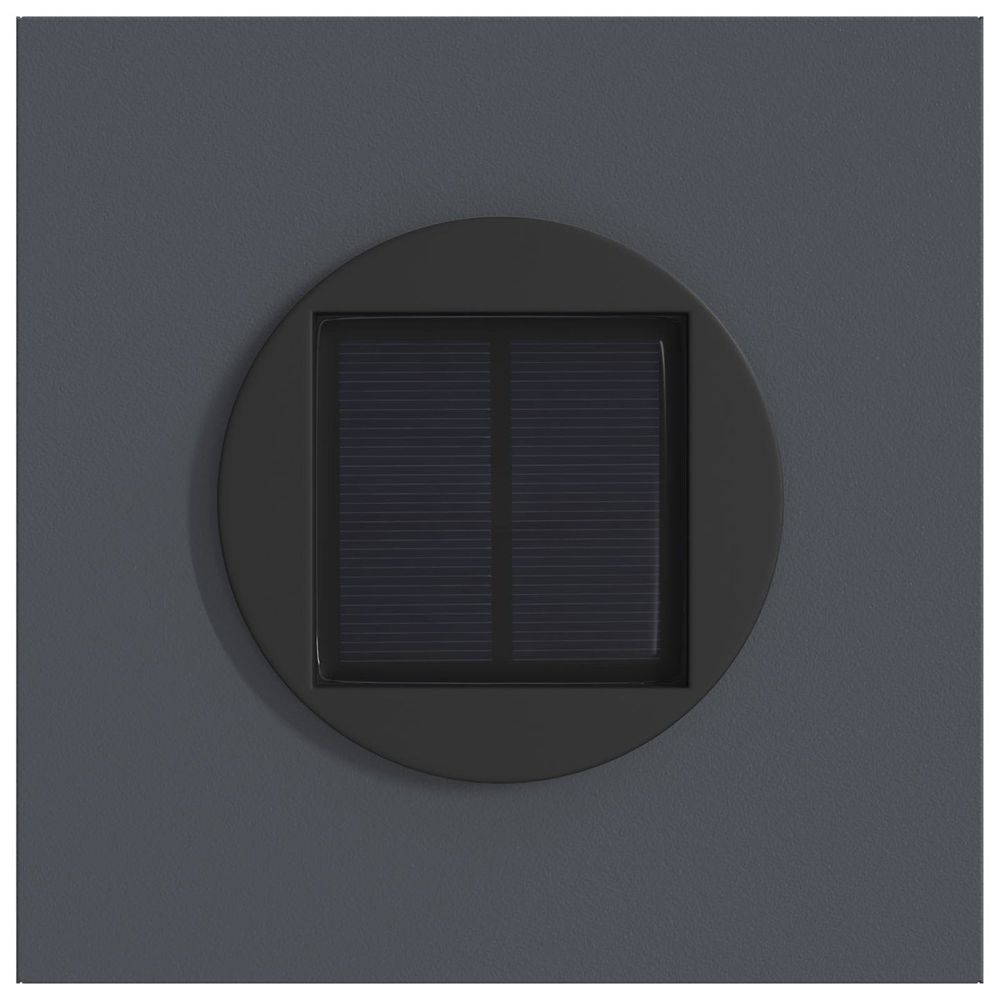 Solar LED Pathway Light 2 pcs Anthracite Cold Rolled Steel