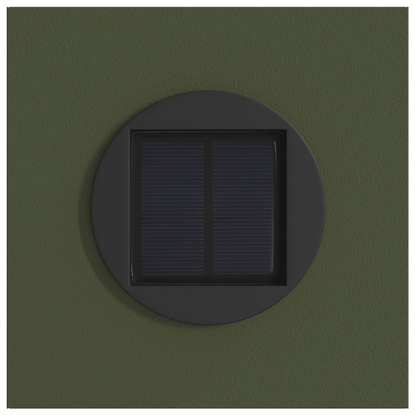 Solar LED Pathway Light 2 pcs Olive Green Cold Rolled Steel