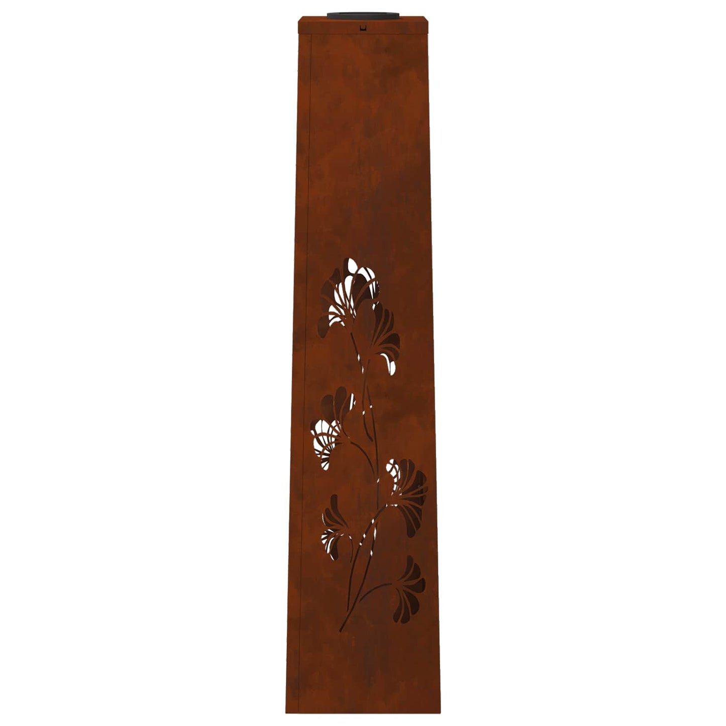 Solar LED Pathway Light 2 pcs Rusty Weathering Steel