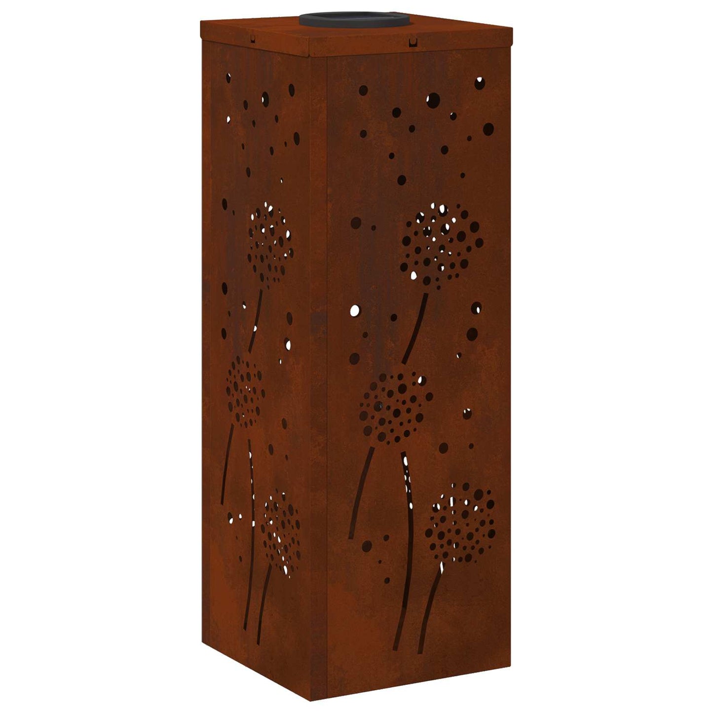 Solar LED Pathway Light 2 pcs Rusty Weathering Steel