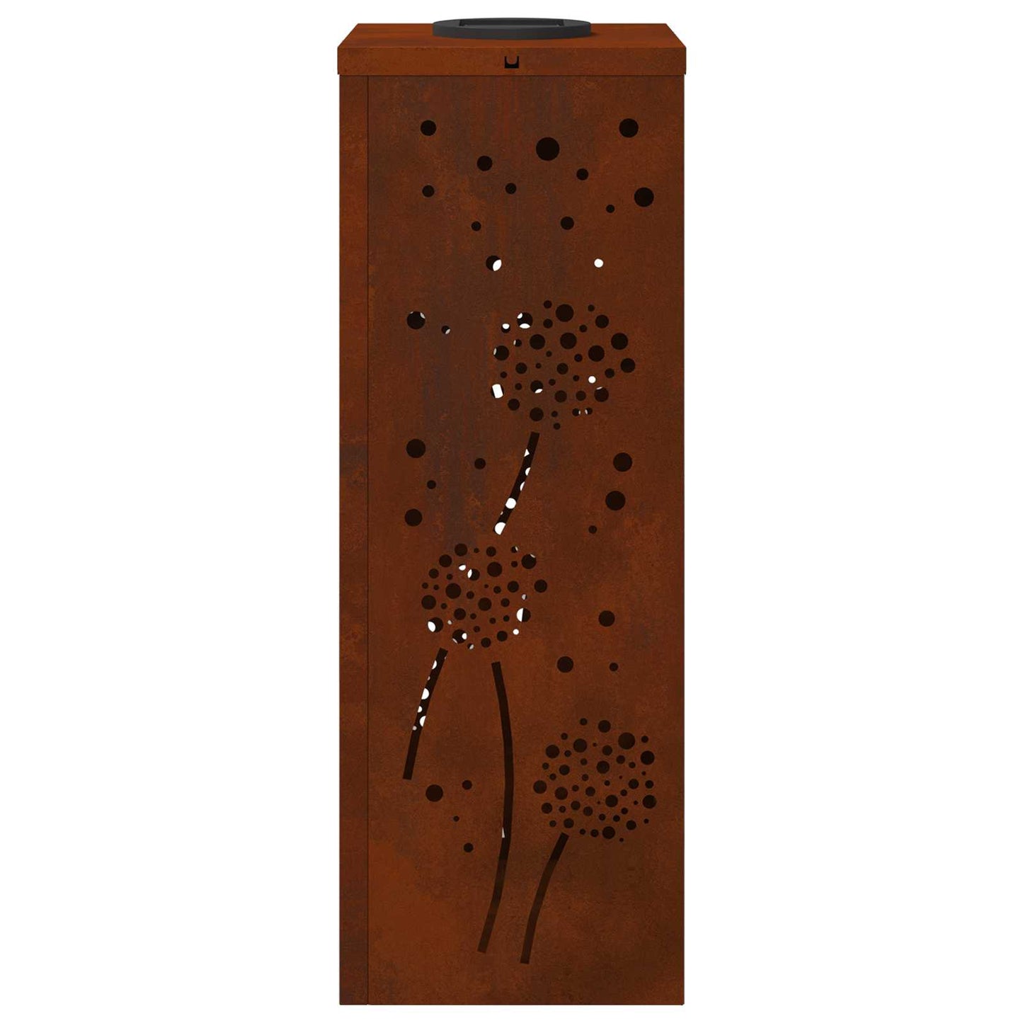 Solar LED Pathway Light 2 pcs Rusty Weathering Steel