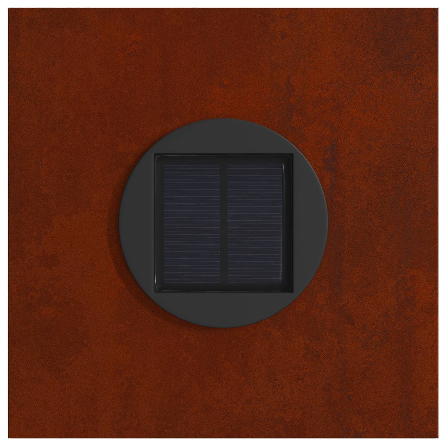 Solar LED Pathway Light 2 pcs Rusty Weathering Steel