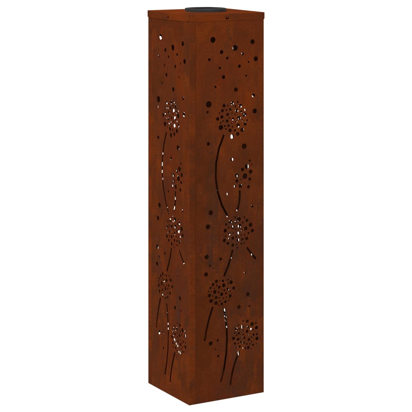 Solar LED Pathway Light 2 pcs Rusty Weathering Steel