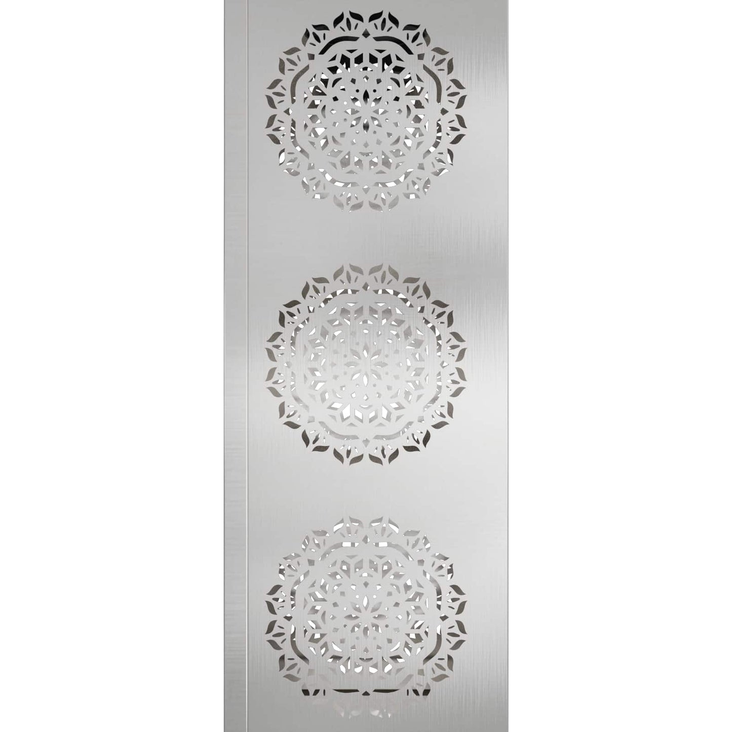 Solar LED Pathway Light 2 pcs Silver Stainless Steel