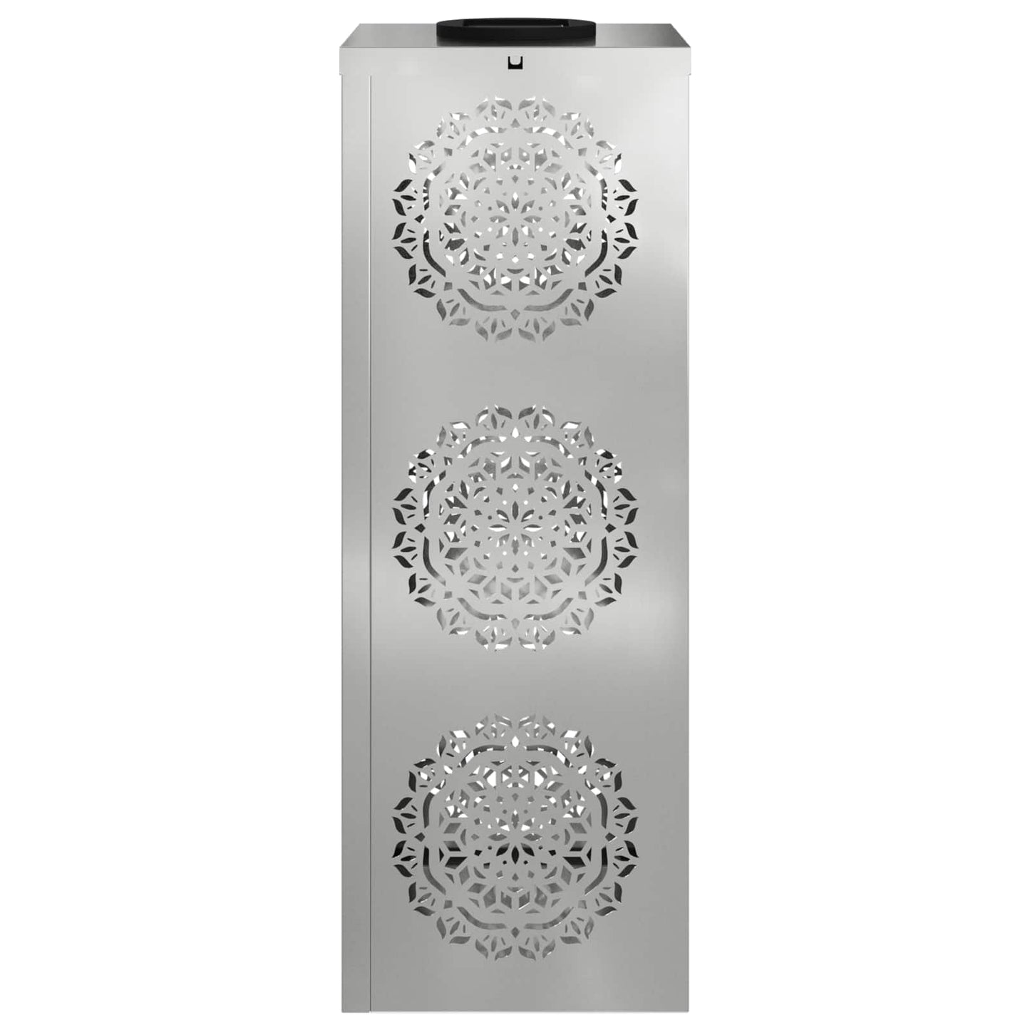 Solar LED Pathway Light 2 pcs Silver Galvanized Steel