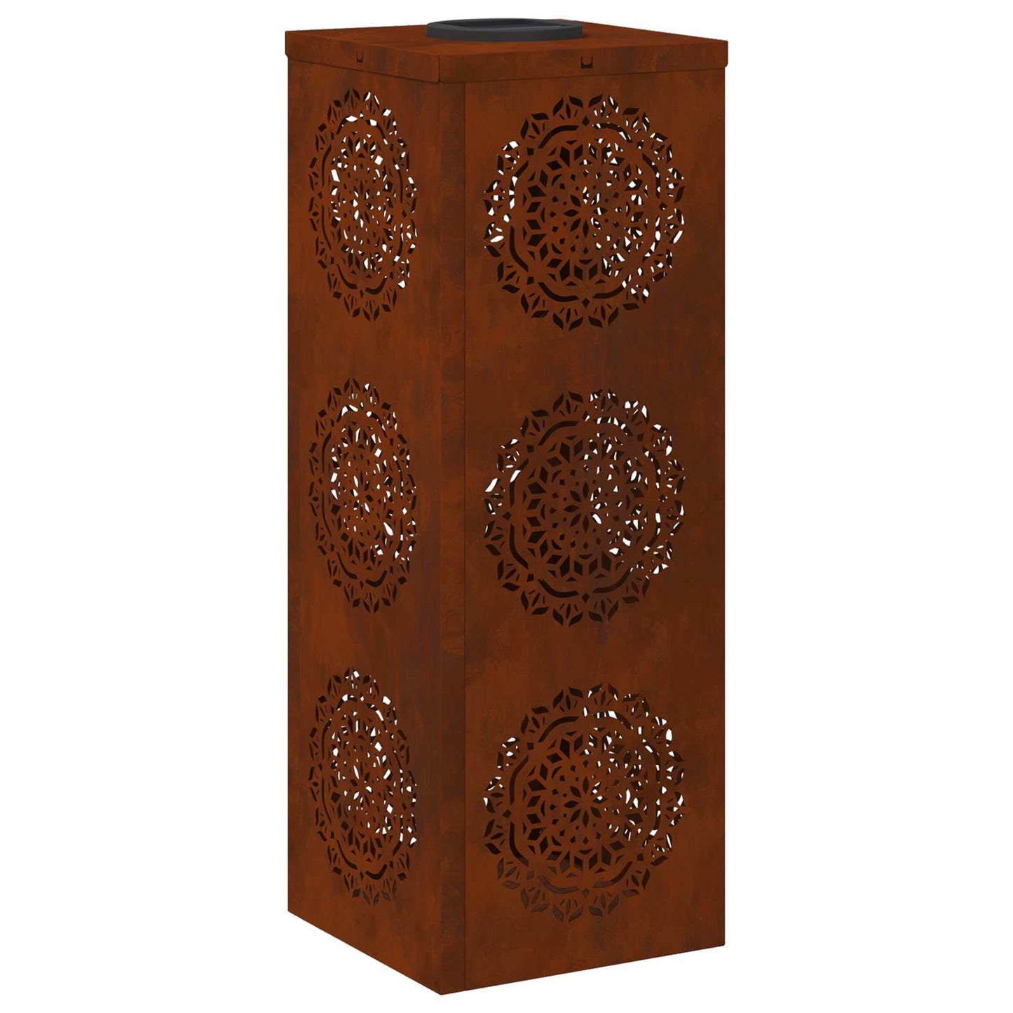 Solar LED Pathway Light 2 pcs Rusty Weathering Steel