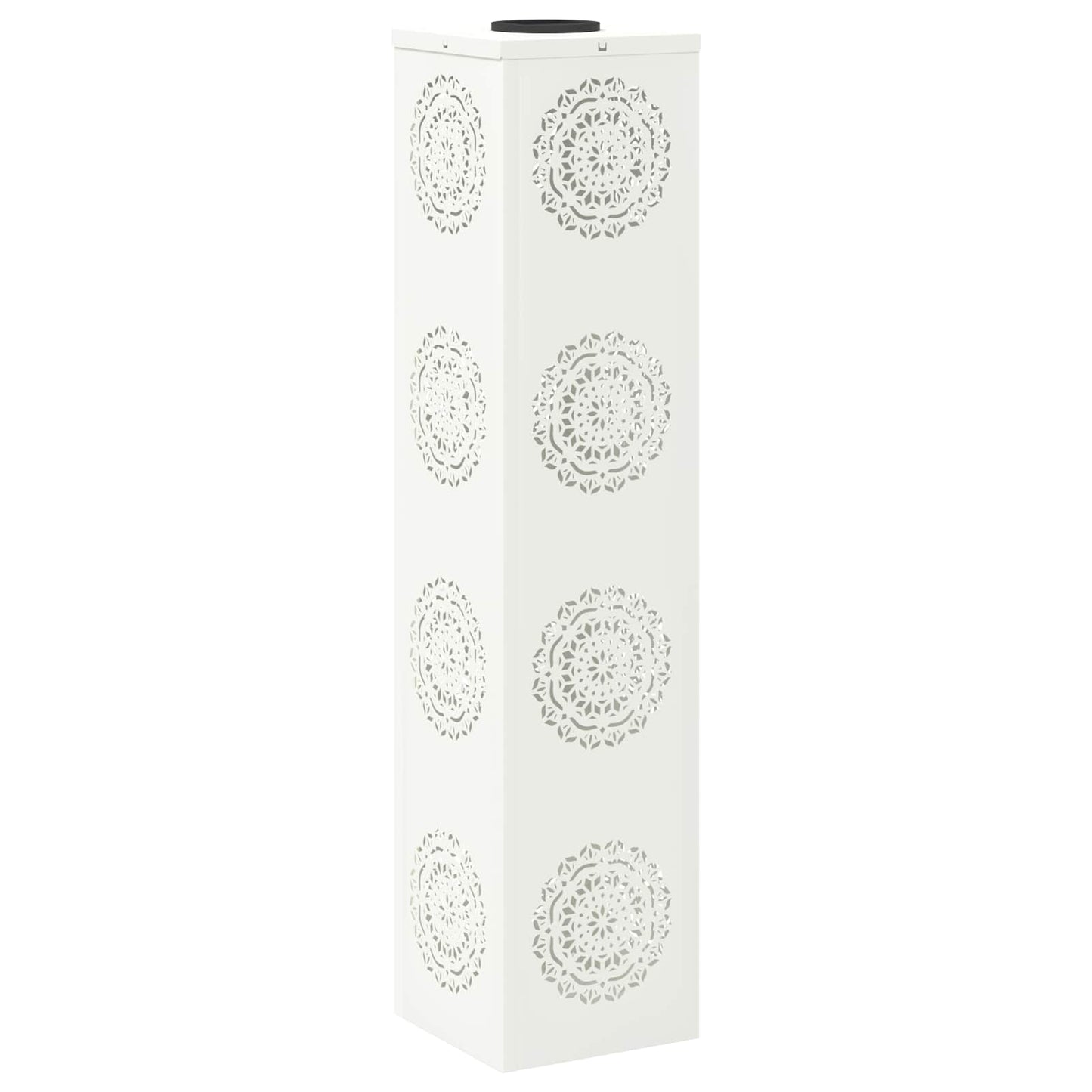Solar LED Pathway Light 2 pcs White Cold Rolled Steel