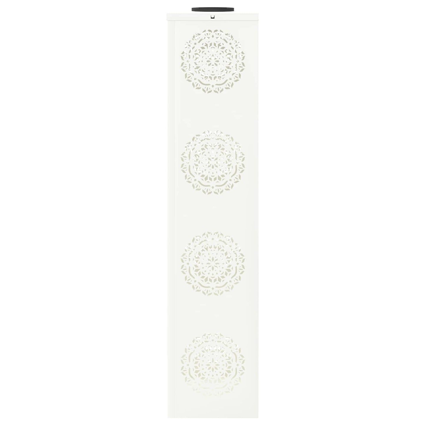 Solar LED Pathway Light 2 pcs White Cold Rolled Steel