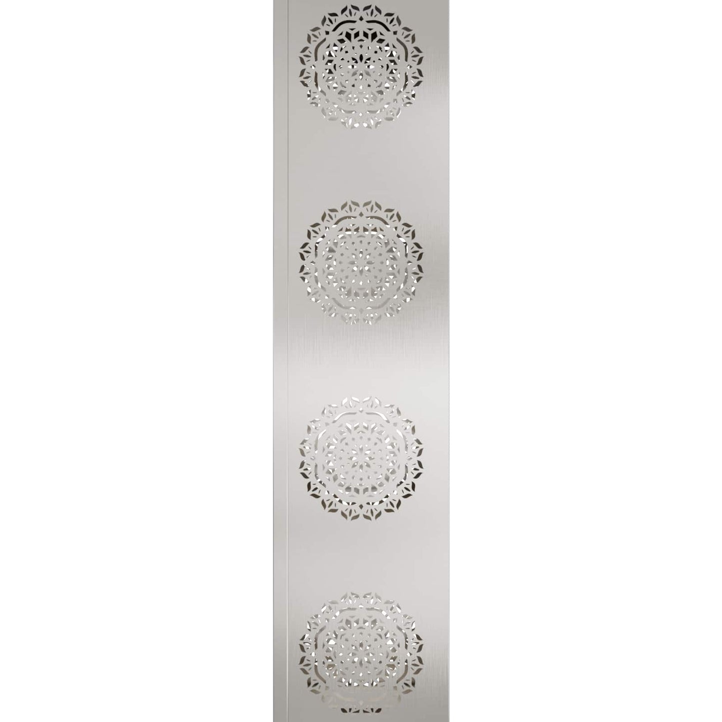 Solar LED Pathway Light 2 pcs Silver Stainless Steel