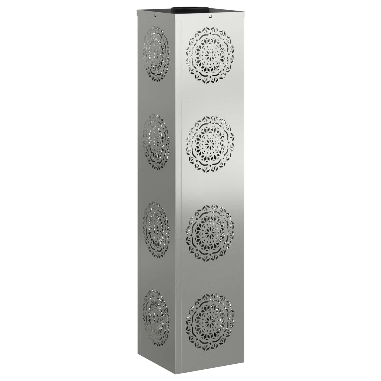 Solar LED Pathway Light 2 pcs Silver Galvanized Steel