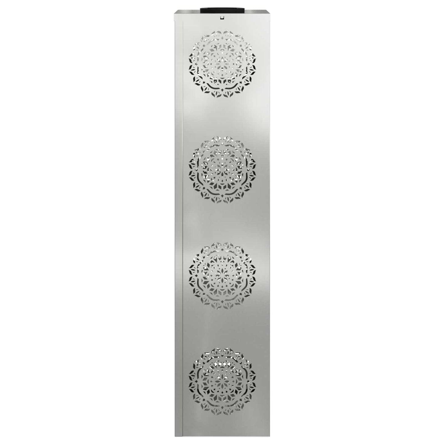 Solar LED Pathway Light 2 pcs Silver Galvanized Steel