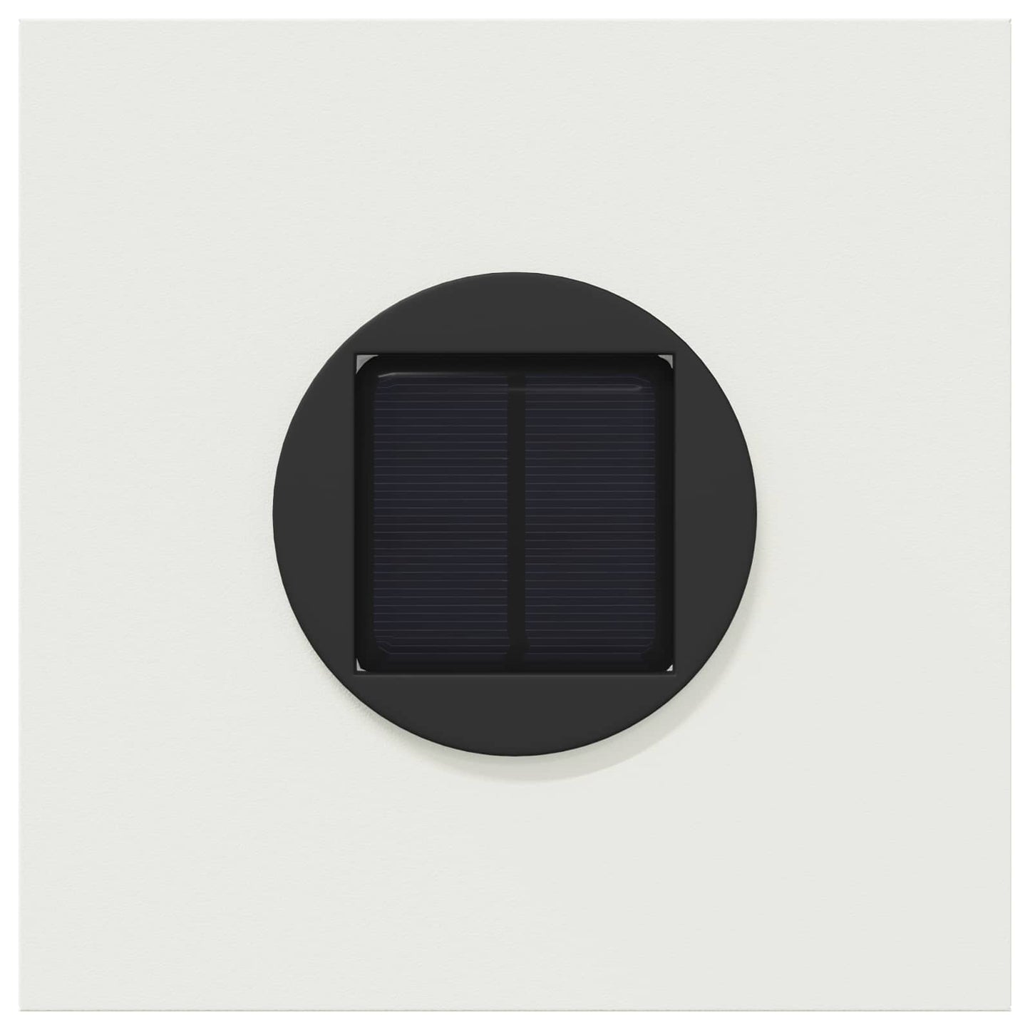 Solar LED Pathway Light 2 pcs White Cold Rolled Steel