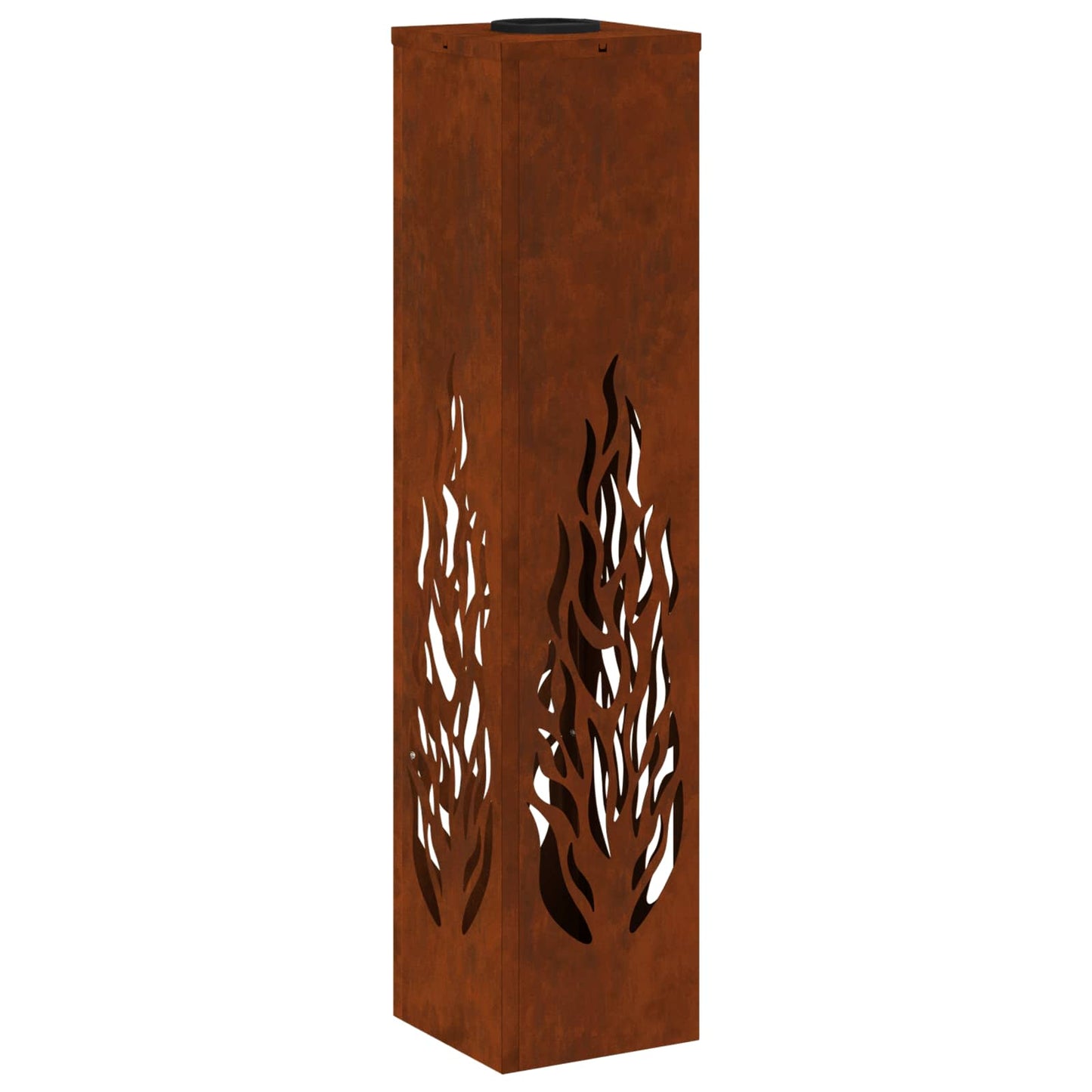 Solar LED Pathway Light 2 pcs Rusty Weathering Steel
