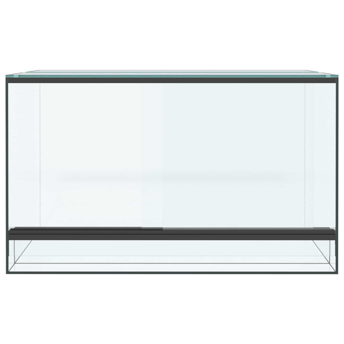 Terrarium with Storage Transparent 50 x 30 x 30 cm Glass
