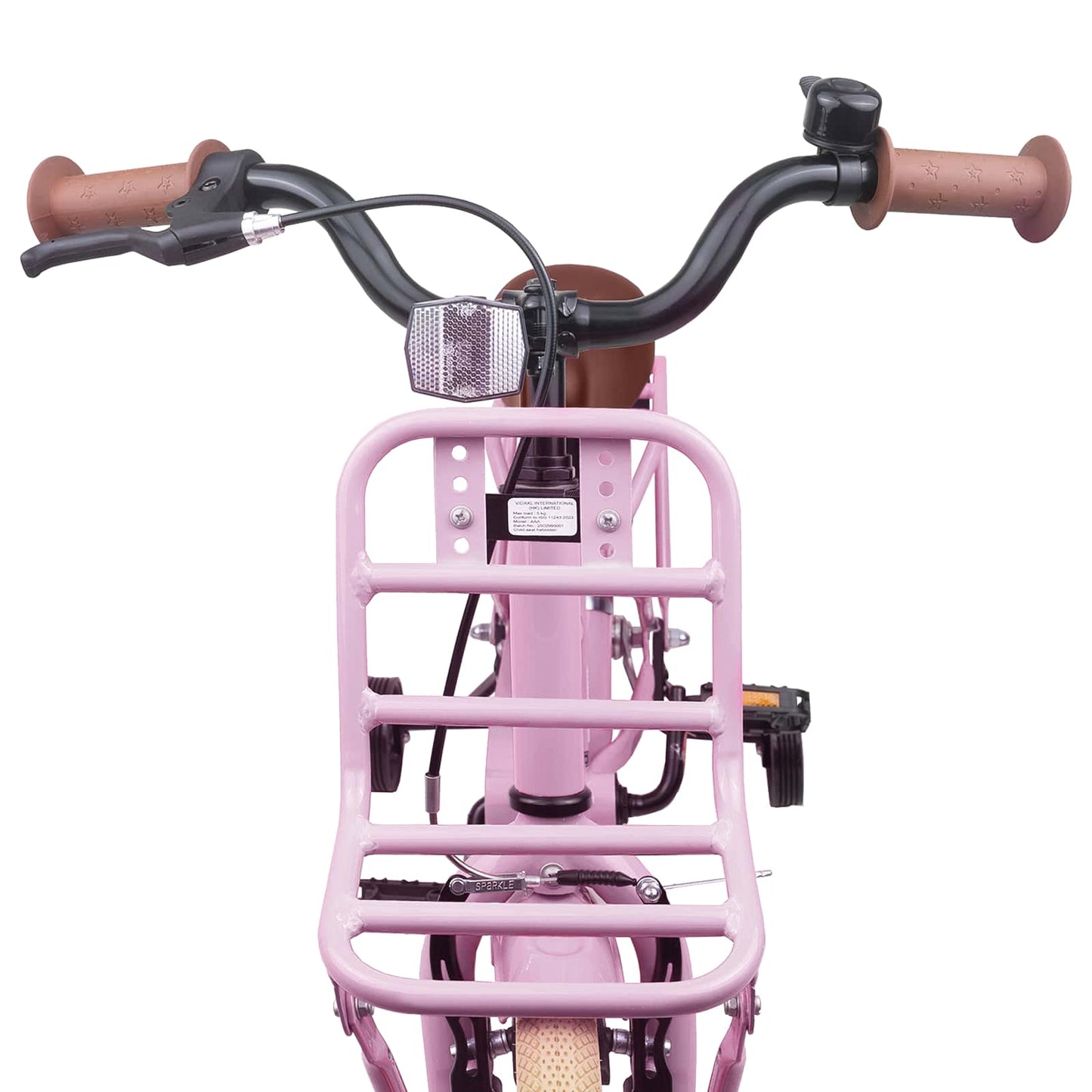 Kids Bike 12 Inches for 2-4 Years Old Light Pink