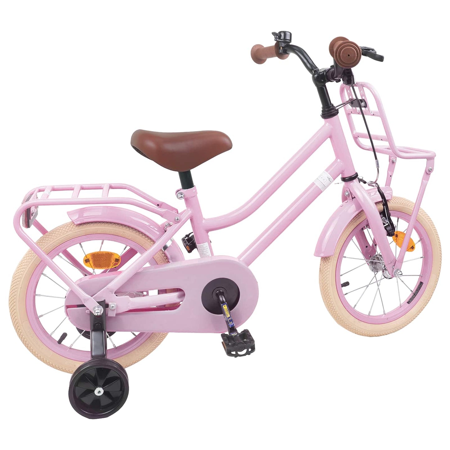 Kids Bike 12 Inches for 2-4 Years Old Light Pink